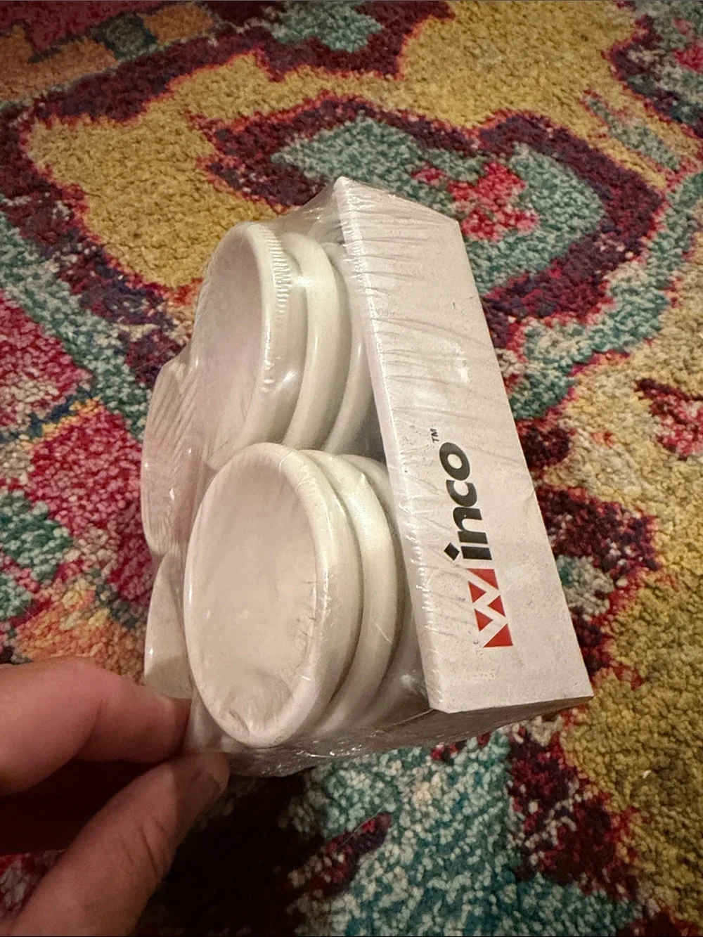 Set of 12 Bone Ceramic Ramekins